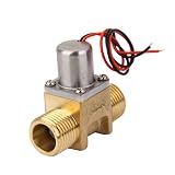 【ノーブランド品】トイレ用　　ソレノイドバルブ　オス　ねじ　双安定　パルス　電磁弁　DC 3.6　20mm
