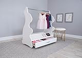 Ace Baby Furniture Rabbit Mobile Dress-Up Clothes and Shoe Organizer White [並行輸入品]