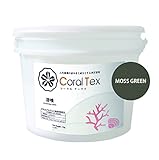 【CORAL TEX】古代珊瑚の恵みを主成分とする西洋漆喰（漆喰 023）4kg (MOSS GREEN)