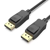 【VESA認証済み】BENFEI 4.5m DisplayPort-DisplayPort ケーブル、4K @ 60Hz、2K @ 144Hz DP-DPオス-オスケーブル 、金メッキコード、をサポートし、Lenovo、Dell、HP、ASUSなどに対応