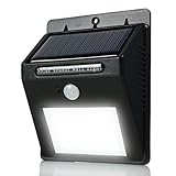 ソーラーモーションセンサーライト8 LED防水ワイヤレスソーラーパワースポットライトガーデンウォールヤードデッキ明るいセキュリティの夜ライトオートオン/オフに工具は皮をむきスティックモーション活性化は