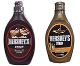 【セット品】Hershey ハーシー シロップ2種セット（チョコレートシロップ 623g・キャラメルシロップ 623g）各1本