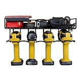 電動工具保管庫 | 壁掛け電動工具オーガナイザー,再利用可能な金属製ツールストレージオーガナイザーホルダーツールオーガナイザー、ガレージ充電ステーション、ワークショップホーム用 Hmltd