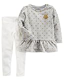 Cater's ベビー 女の子用 遊び着 2点セット 239g296 US サイズ: 6 Months