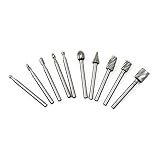 PINKING　超硬バー　ドリル　カッター　高速度　工具　切削　研磨用　シングルカット　電動研磨ヘッド　使いやすい　安全　木材、プラスチックに適合　10本セット