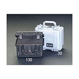 エスコ 251x178x155mm/内寸万能防水ケｰス 黒 EA657-130