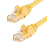 StarTech.com カテゴリー6 LANケーブル 1.5m ツメ折れ防止RJ45コネクタ イエロー Cat6ギガビットイーサネットケーブル 24AWG N6PATC150CMYL