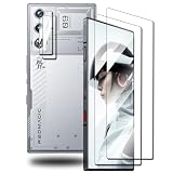RedMagic 9 Pro ガラスフィルム+ RedMagic 9 Proカメラフィルム【旭硝子日本製】RedMagic 9 Pro 指紋認証対応 硬度9H 耐衝撃 スクラッチ防止 自動吸着 露出オーバー防止 気泡ゼロ 指紋防止 RedMagic 9 Pro 保護フィルム「2+2枚入」