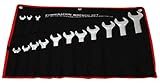XtremepowerUS Combination Wrench Set, SAE, 14-Piece [並行輸入品]