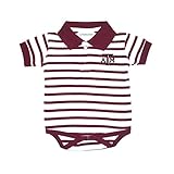 2つ' Ahead幼児ストライプゴルフクリーパー、18 Mo、マルーン