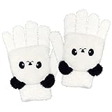 アスナロ（グローブ） ボア手袋 女の子 男の子 ベビー キッズ 子供 パンダ カバー 手袋F パンダ