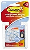 Command Small Hooks, Clear, 6-Hooks, 8 Strips (17092CLR-VP-E) [並行輸入品]