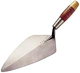 Kraft Tool RO312-11 W. Rose Limber Wide London Brick Trowel with Leather Handle, 11-1/2-Inch [並行輸入品]