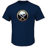 Buffalo Sabres NHLメンズ刺繍軽量TekパッチTシャツ S