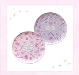 セーラームーン カフェ 2017 メラミンプレート2種類 ピンク パープル sailor moon cafe plate 2type