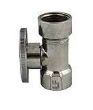 Plumb Pak pp57pclf 1 / 2インチFIP x 7 / 16 " ODクロムメッキ四半期ストレートバルブTurnスリップジョイント