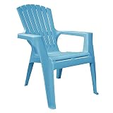 《ADAMS》●キッズ●アディロンダック チェアー　プラスチック　（アメリカ製）KIDS Adirondack (プールブルー)