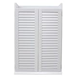 下駄箱 シューズボックス くつ箱 ルーバー ルーバーシューズボックス 60cm幅 奥行き30cm ホワイト NCH3140-WH J-Supply