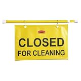 Wholesale CASE of 10 – Rubbermaid閉じたのクリーニングHanging安全sign-safetyサイン、閉じたの」クリーニングExtends 49 – 1 / 2」、「イ