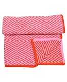 (カシウエア)kashwere ブランケット ベビーブランケット タオルケット ダイヤモンド柄 マイクロファイバー 毛布 [並行輸入品]