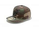 ニューエラ キッズ 59FIFTY カスタム 11310391 ニューヨーク・ヤンキース ウッドランドカモフラージュ/ブラック KIDS Custom NY Yankees woodland camo