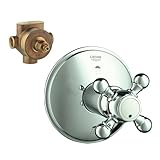 Grohe k19219 – 29712r-000 Geneva切替弁バルブキット、クローム