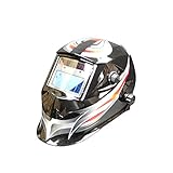 自動遮光　溶接面　溶接マスク　溶接ヘルメット　TIG、MAG、MIG、アーク対応/ 遮光速度1/25000秒 ソーラー電池採用　22番