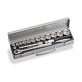 トネ(TONE) ソケットレンチセット 760MS 差込角12.7mm(1/2") 内容17点 シルバー
