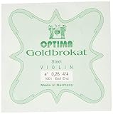 Optima バイオリン弦 ゴールドブラカット E線0.26ボールエンド(6本セット)