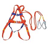 B Blesiya 安全ハーネス　安全帯　ランヤード　フルハーネス　2メートル　調節可能　快適性　100kg　高所作業