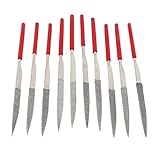 Fenteer 10個入り　切削工具　ファイル　快適な　滑り止め　ダイヤモンド製　品質保証　全9タイプ - タイプ4