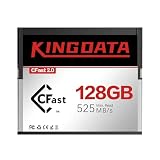 KINGDATA 128GB CFast 2.0 メモリーカード 高速 4Kビデオ&HD録画用 プロフェッショナルカメラ対応