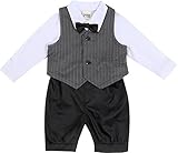 (ポッケポッシュ)Pokke Poche　当店オリジナル フォーマル3点セット【tpp-003】100cm ベスト灰（ストライプ）