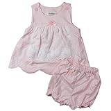 《H29年春物》(日本製) Pample Mousse(パンプルムース) ブライト水玉JQエプロン付スカラップミルキースーツ 80cm /PK NO.DP-71401