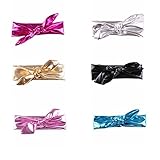 ファッションシックメタリックBabyヘッドラップ幼児用ターバンリボンヘッドバンド赤ちゃん女の子ギフト