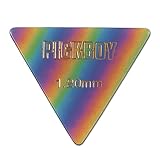 Pickboy バスピック 三角形 レインボー セルロース 1.20mm ピック10個