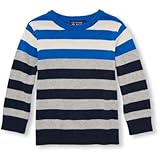THE CHILDREN'S PLACE(ザ・チルドレンズプレイス) ロングスリーブカラーブロックストライプセーター トップス長袖Tシャツ 12～18ヶ月【並行輸入】