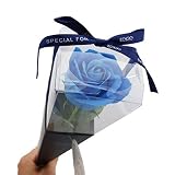 ケリーブーケ Keleeブーケ ソープフラワー (ブルー) 選べる花色 香るバスフレグランスソープ ケース入り 石けんの花 12個まで同梱