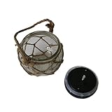 Flameer ソーラーパワーL　EDハンギングガラスジャー　掛けガラス　ジャーロープライト　防水　素敵