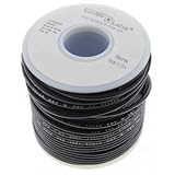 フック最大300ボルト25 ft Wireソリッド24 AWG – ブラック