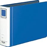 コクヨ チューブファイル エコツインR(両開き) B5 2穴 500枚収容 青 フ-RT656B 【まとめ買い3冊セット】