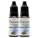 電子タバコ 国産 リキッド ニコチンなし (0mg) プルテク プラス カートリッジ対応 Pen Vape Kit カートリッジ リキッド 15ml 2本セット(アイスミント,15ml)