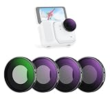 NEEWER NDフィルターセット 4枚入り CPL/ND8/ND16/ND32 コンパチブル GO Ultra ねじ込み式 円偏光フィルター 減光レンズフィルター HD光学ガラス 薄型フレーム アクションカメラアクセサリー FL-C51