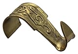 VictorianデザインPolished Brass画像フック