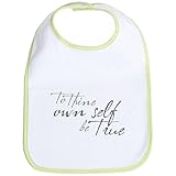 CafePress To Thine Own Self Be True Bib - Standard Kiwi by CafePress