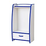 ハンガーラック コートハンガー 洋服ハンガー 幅48cm カラー：ブルー