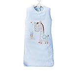 寝袋4シーズン赤ちゃん寝袋 、青うま M