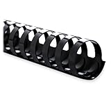 Sparco Plastic Binding Spines 3/8 Inches 55 Sheet Capacity 100 per Box BK (SPR18005) [並行輸入品]