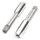 uxcell プラグタップ　 マシンタッパー　ハードウェア　M14 14mm 高速度　鋼　HSS　ハンド　ねじ　メトリック　プラグタップ　２個