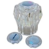 LASCO hc-89スターリングスタイルLargeシャワーハンドルwith 3ボタン、Lucite